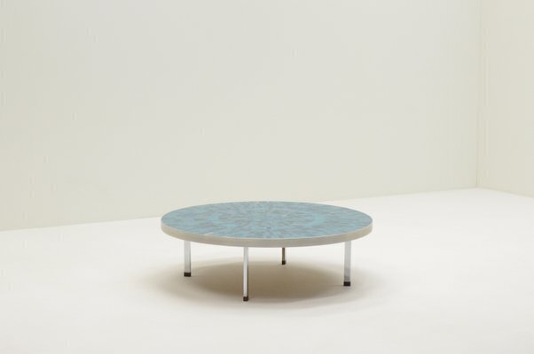 Mosaic Coffee Table Attributed To Berthold Müller Oerlinghausen, Germany, 1960s