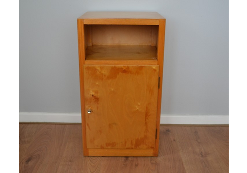 Vintage Liden Whitewood Furniture Bedside Cabinet