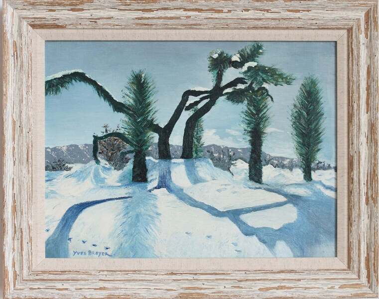 'Snow In Provence' By Yves Brayer (Circa 1960s)