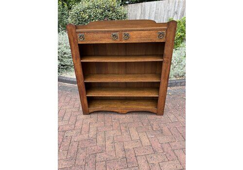 Arts & Crafts Oak Bookcase, 1910s