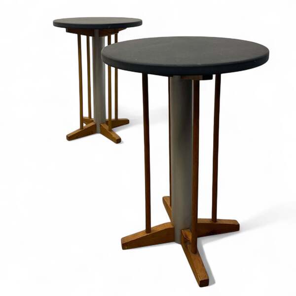 Midcentury Side Tables Nightstands Pair Of