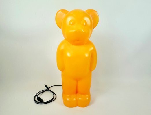 Postmodern Lumibär Bear Floor Lamp By Klein & Leidig For Elmar Flötotto, 1980s