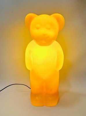 Postmodern Lumibär Bear Floor Lamp By Klein & Leidig For Elmar Flötotto, 1980s photo furniture