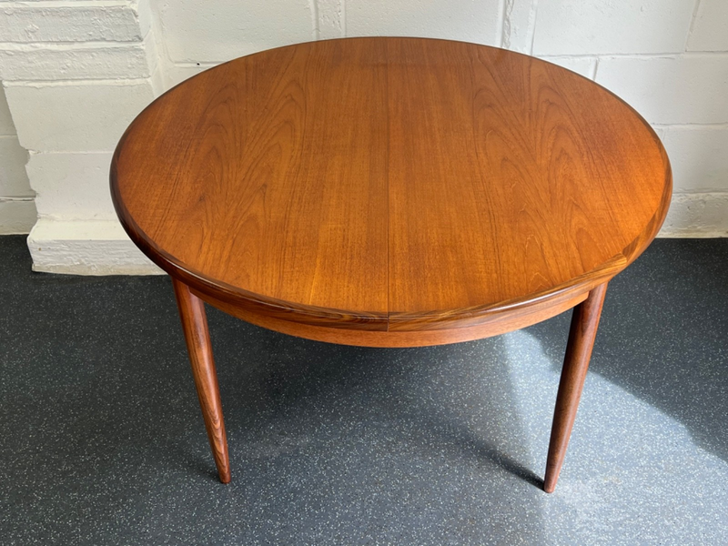 Vintage G Plan Table Round Extending Midcentury Retro Teak (Delivery Available)