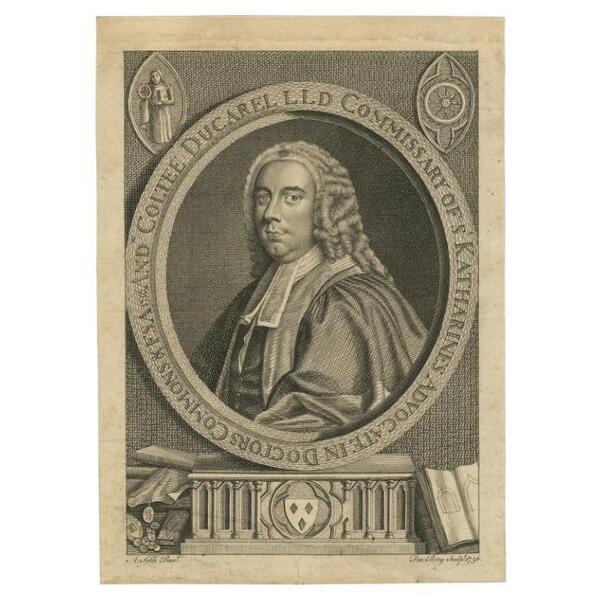 Andrew Coltee Ducarel Lld (..)   Perry, Etching On Paper, 1756