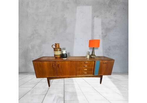 Mid Century Teak Sideboard By Victor Wilkins For G Plan, 1960s, V.B Wilkins Gold Label G Plan Braslilia