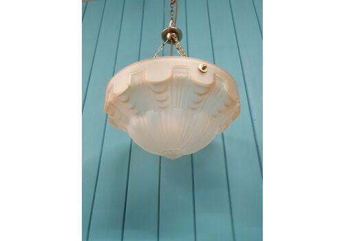 Copy Of Early 20th Century Large Antique Plafonnier Flush Mounted Ceiling Light