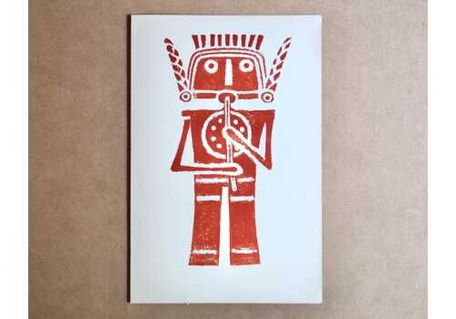 Original Pre Colombian Print By Georges Arnulf, 1967 / Tolima, Calima, Quimbaya Style