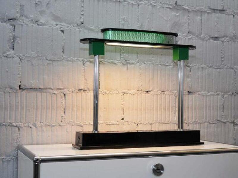 Artemide Table Lamp Model Pausania Tw Led By Ettore Sottsass. photo furniture