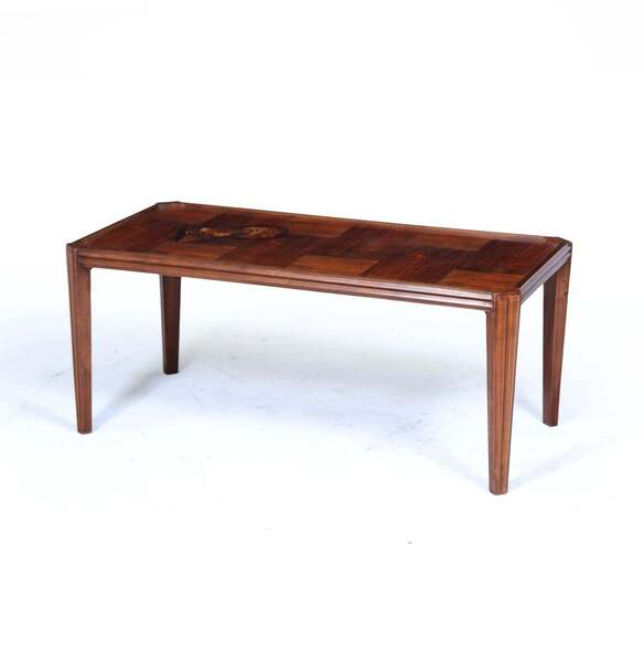 Art Nouveau Coffee Table Signed "Gus"