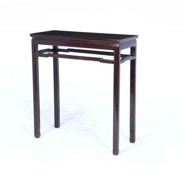 Chinese Console Table / Scroll Table In Hardwood, Circa 1900