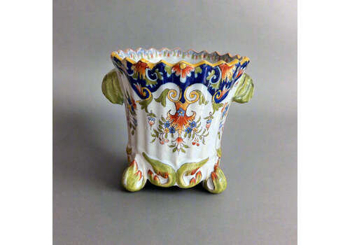 19th Century Faience Jardiniere