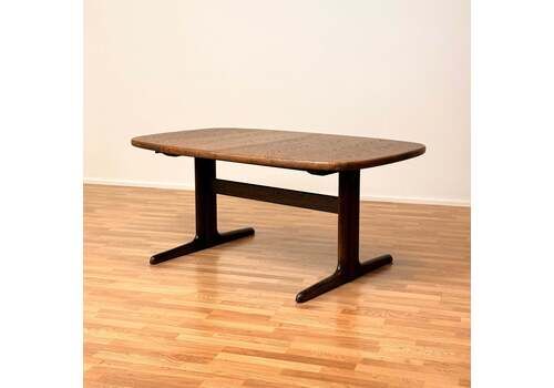 Oval Dining Table In Oak By Skovby Møblefabrik, Ca. 1970 80s, Denmark