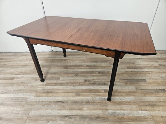 Vintage Extendable Walnut Table, 1970