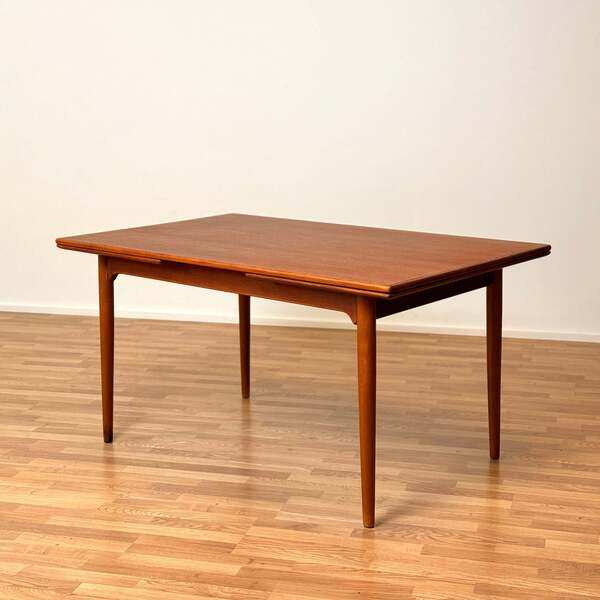 Rectangular Dining Table In Teak, 1950s 60s, Denmark