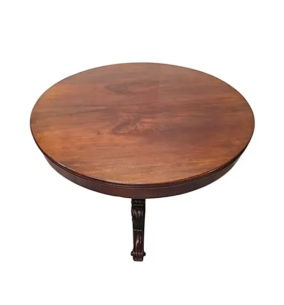 A Fabulous 19th Century Centre Table On Tripod Base