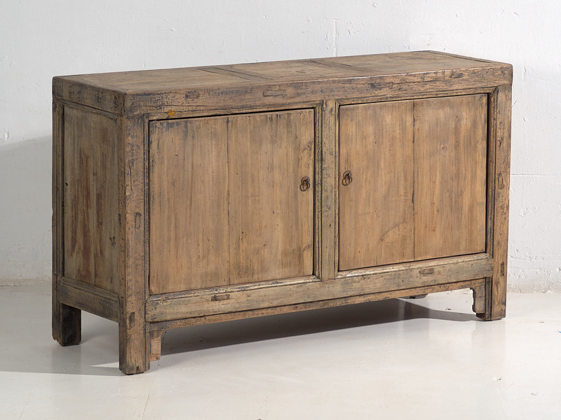 Antique Sideboard In Dark Tones (C.1900) #48