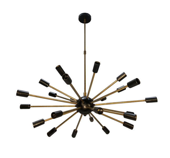 An Italian Twenty Four Light Sputnik Chandelier
