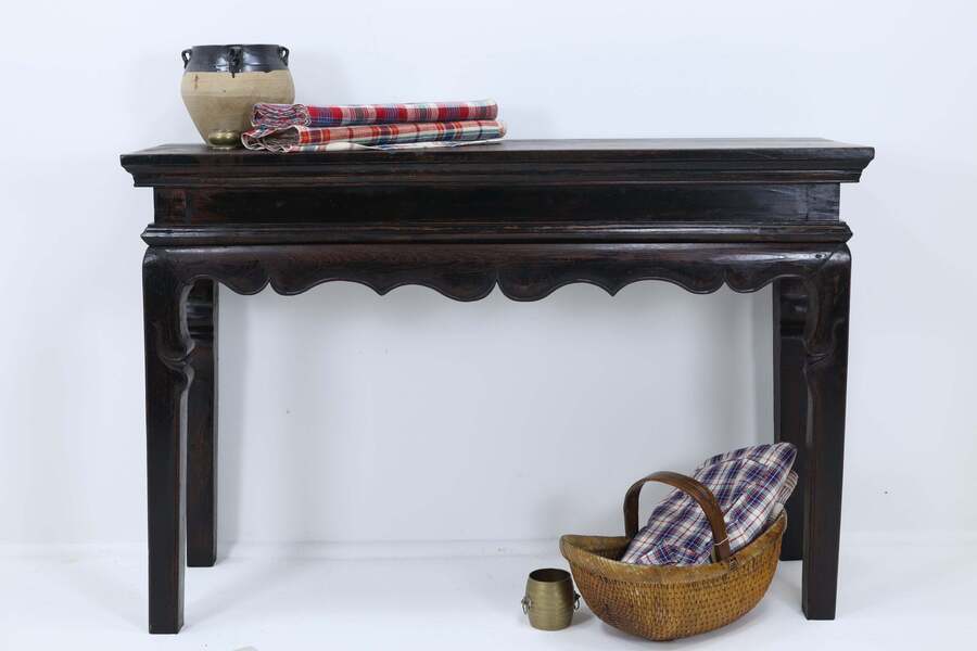 Late 18th Century Chinese Walnut Altar Table