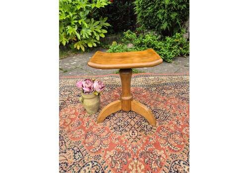 Vintage Mid Century Adjustable Piano Stool, 1930s