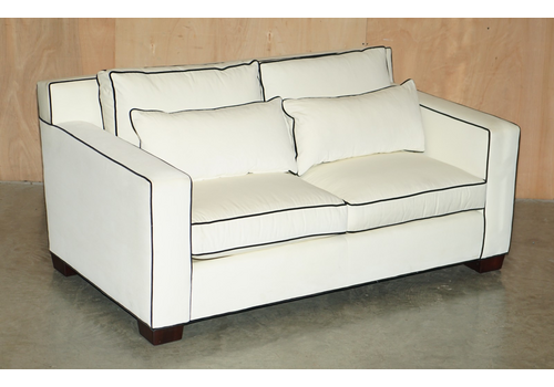 Exquisite & Expensive Ralph Lauren Mohair Velvet Two Seat Luxury Designer Sofa