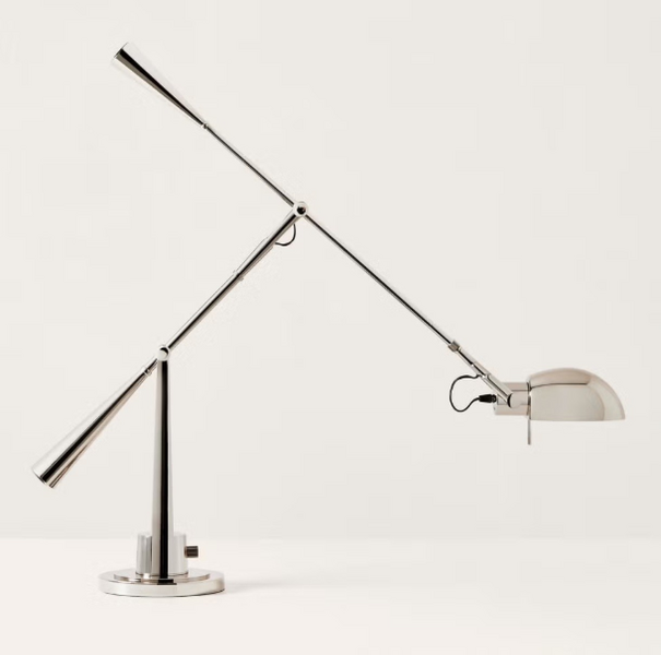 Extra Large Ralph Lauren Boom Arm Equilibrium Table Lamp Swivel Tilt Function