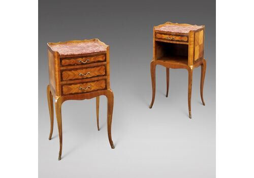 Pair Of French Bedside Tables, 1800s