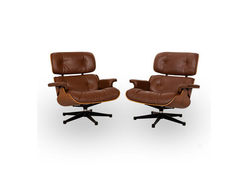 Hermann Miller Eames Lounge Chair Leather Brown