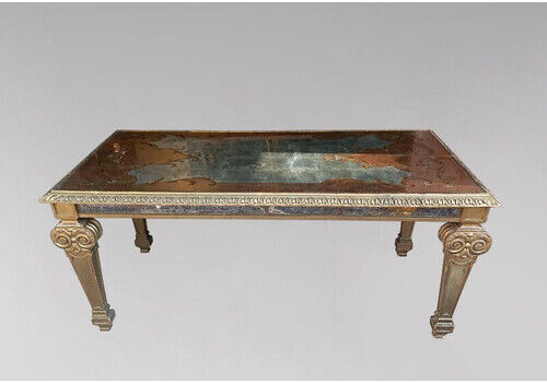 Italian Gold Coffee Table, Early 20th Century