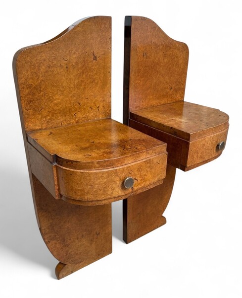 Pair Of Art Deco Bedside Tables