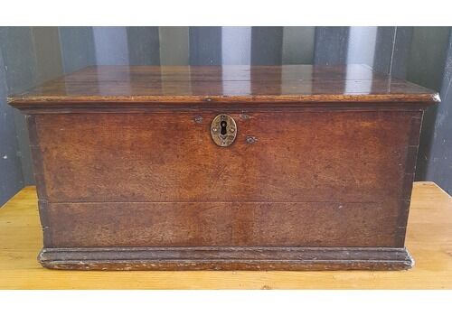 Antique Oak Bible Box.