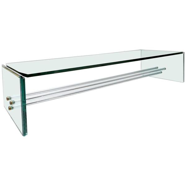 Fontana Arte Large Glass Coffee Table