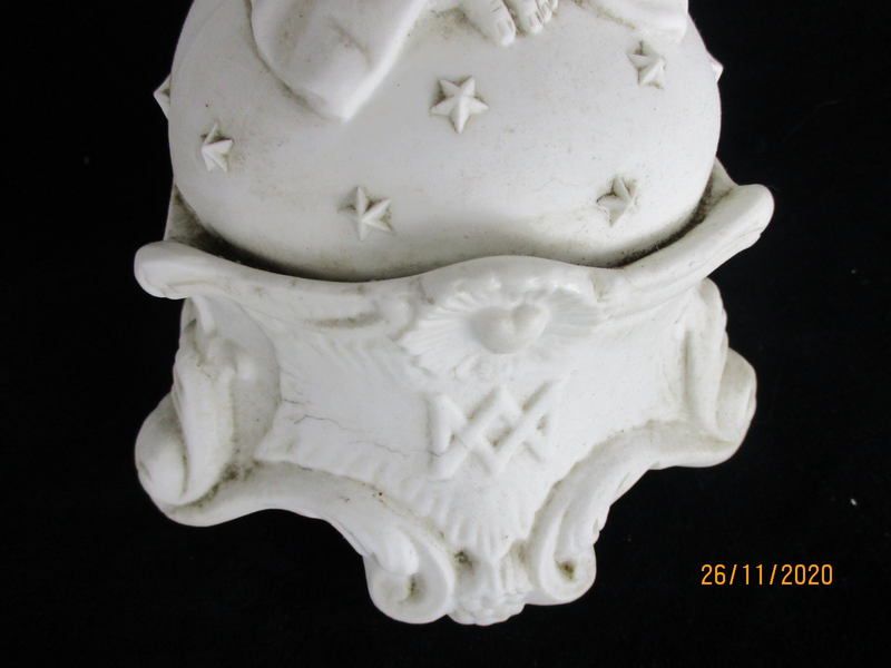 Large French Antique 1900 Bisque Statue Virgin Mary Our Lady Madonna ...