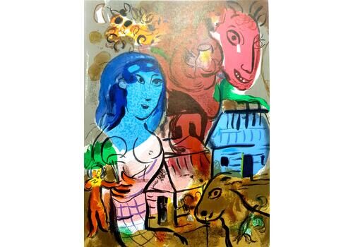 Marc Chagallmarc Chagall   Homage To Marc Chagall   Original Lithograph1969