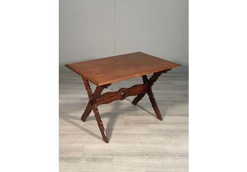 Ecclesiastical Pitch Pine Writing Table C.1910
