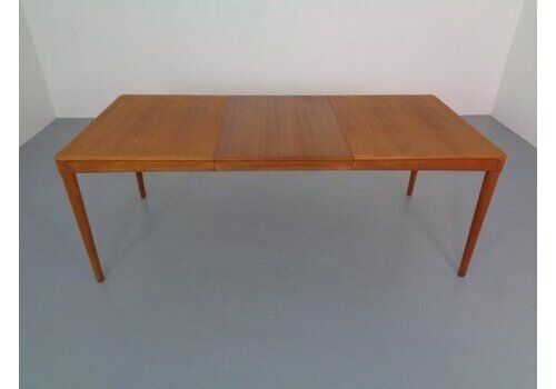 Large Extendable Teak Dining Table By H.W. Klein For Bramin, Denmark, 1970s