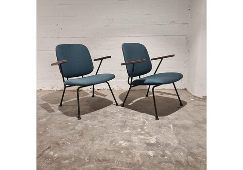 Set Of 2 Easy Chairs Designed By Gijs Van Der Sluis, 1960s
