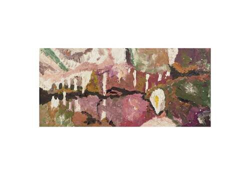 Erik Percy Emricsson. Oil On Canvas. Lummelunda Caves. Abstract Composition.