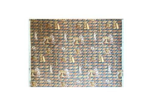 Rare Fabric Panel Designed By Gio Ponti