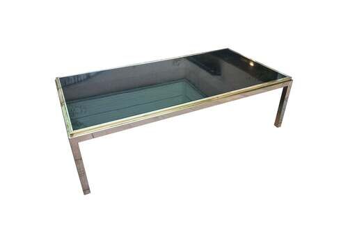 Willy Rizzo Coffee Table Signed   1978