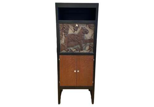 "Blackened Wood Cabinet", Georges Henri Laurent (1880 1940)
