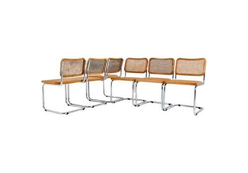 Dining Chairs Style B32 By Marcel Breuer, Set Of 6
