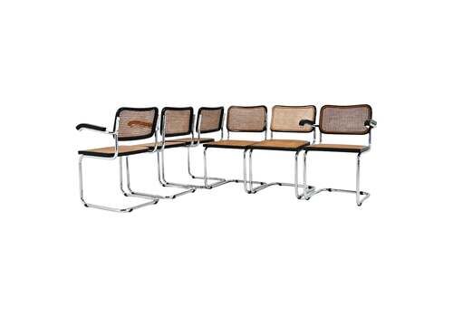 Dining Chairs Style B32 By Marcel Breuer Set Of 6