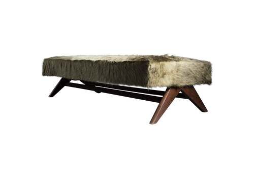 Original Daybed Pj  L 12 A By Pierre Jeanneret For Chandigarh Project, 1950s.