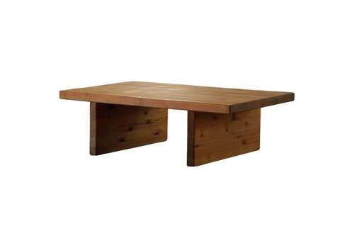 Swedish Mid Century Sofa Table In Solid Pine, Attributed To Sven Larsson, 1960s