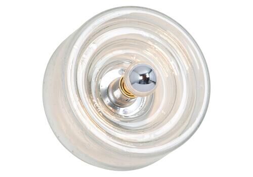 Large Space Age Clear Glass Wall Light By Kalmar, Germany, 1960s