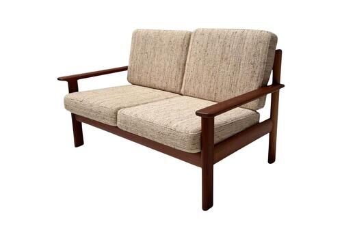 Mid Century Modern  Two Piece Antimott Sofa By Walter Knoll / Wilhelm Knoll