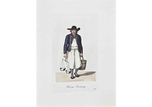 Christoph Suhrhonnig, Seemhonig   Etching By Christoph Suhr   18081808