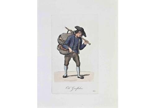 Christoph Suhrook Goosflicken   Etching By Christoph Suhr   18081808