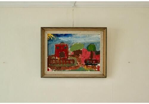 “Red House” By Lar, Mid 20th Century